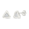 Thumbnail Image 2 of KAY Lab-Grown Diamonds Triangle Studs 1/20 ct tw Sterling Silver