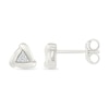 Thumbnail Image 3 of KAY Lab-Grown Diamonds Triangle Studs 1/20 ct tw Sterling Silver
