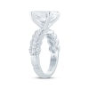 Thumbnail Image 2 of Monique Lhuillier Bliss Oval-Cut Lab-Grown Diamond Engagement Ring 4-1/2 ct tw 18K White Gold