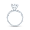 Thumbnail Image 3 of Monique Lhuillier Bliss Oval-Cut Lab-Grown Diamond Engagement Ring 4-1/2 ct tw 18K White Gold