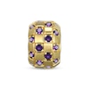 Thumbnail Image 1 of STUDIO BY KAY Amethyst Rondelle Charm 24K Yellow Gold Vermeil Sterling Silver