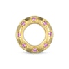 Thumbnail Image 3 of STUDIO BY KAY Pink Lab-Created Sapphire Rondelle Charm 24K Yellow Gold Vermeil Sterling Silver