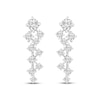 Thumbnail Image 2 of JOUJE Collection Lab-Grown Diamond Lattice Drop Earrings 1 ct tw 10K White Gold