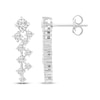 Thumbnail Image 3 of JOUJE Collection Lab-Grown Diamond Lattice Drop Earrings 1 ct tw 10K White Gold