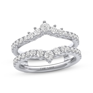 THE LEO Diamond Certified Graduated Enhancer Ring 1 ct tw 14K White Gold