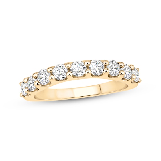 Now + Forever Lab-Grown Diamonds Anniversary Ring 1 ct tw 14K Yellow Gold