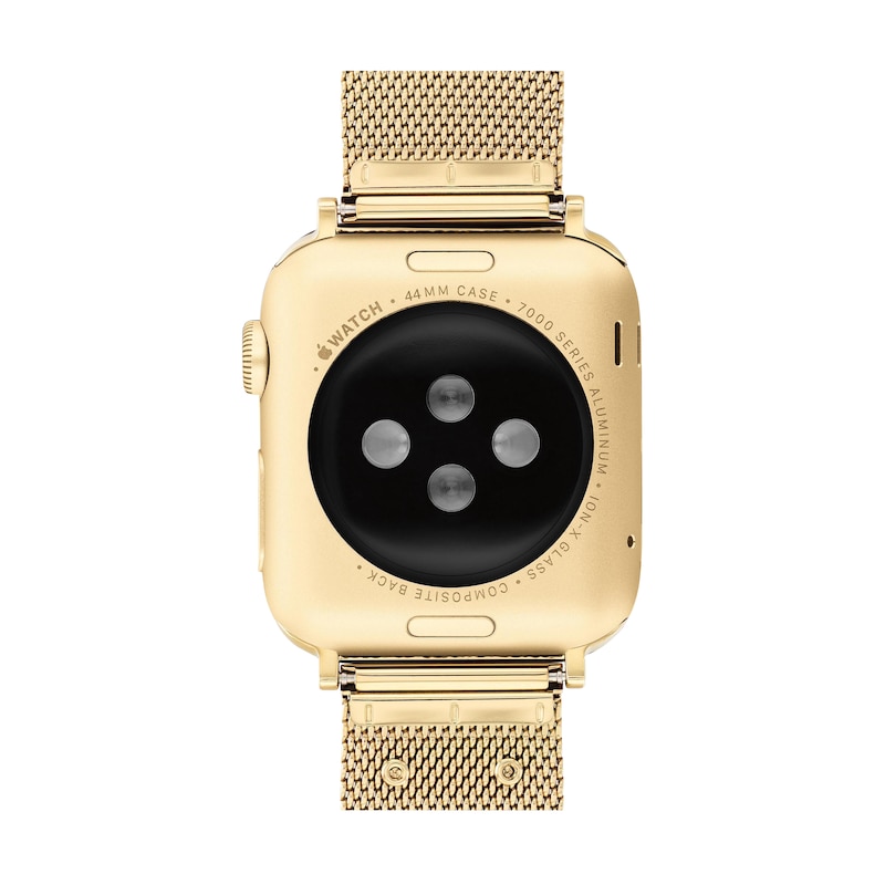 COACH Gold-Tone Stainless Steel Mesh Women's Apple Watch Strap 14700064