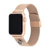 Thumbnail Image 1 of COACH Rose-Tone Stainless Steel Women's Apple Watch Strap 14700038