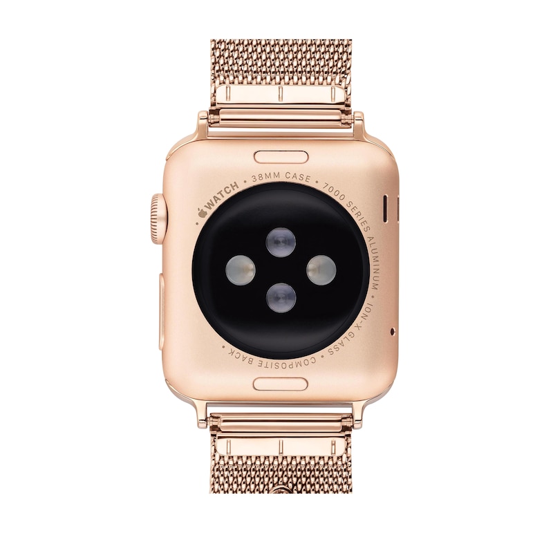 COACH Rose-Tone Stainless Steel Women's Apple Watch Strap 14700038