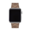 Thumbnail Image 0 of COACH Brown Canvas Women's Apple Watch Strap 14700060