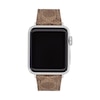 Thumbnail Image 1 of COACH Brown Canvas Women's Apple Watch Strap 14700060
