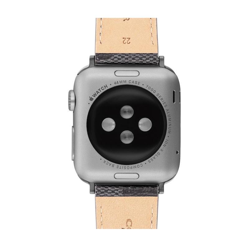 Main Image 3 of COACH Black Canvas Women's Apple Watch Strap 14700044