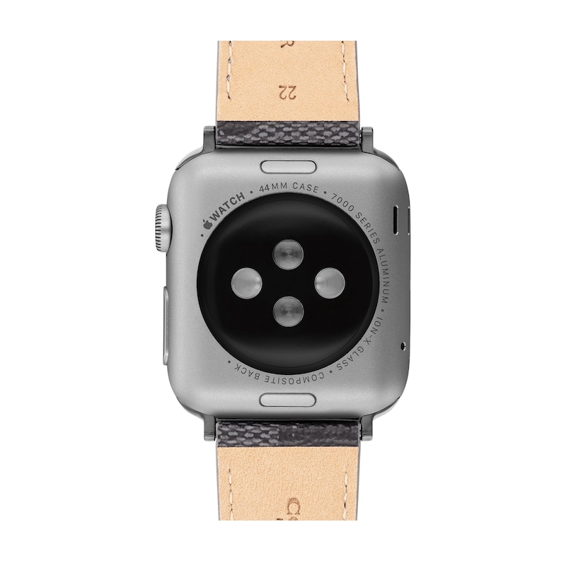 Coach Women's Apple Watch Signature Canvas Strap