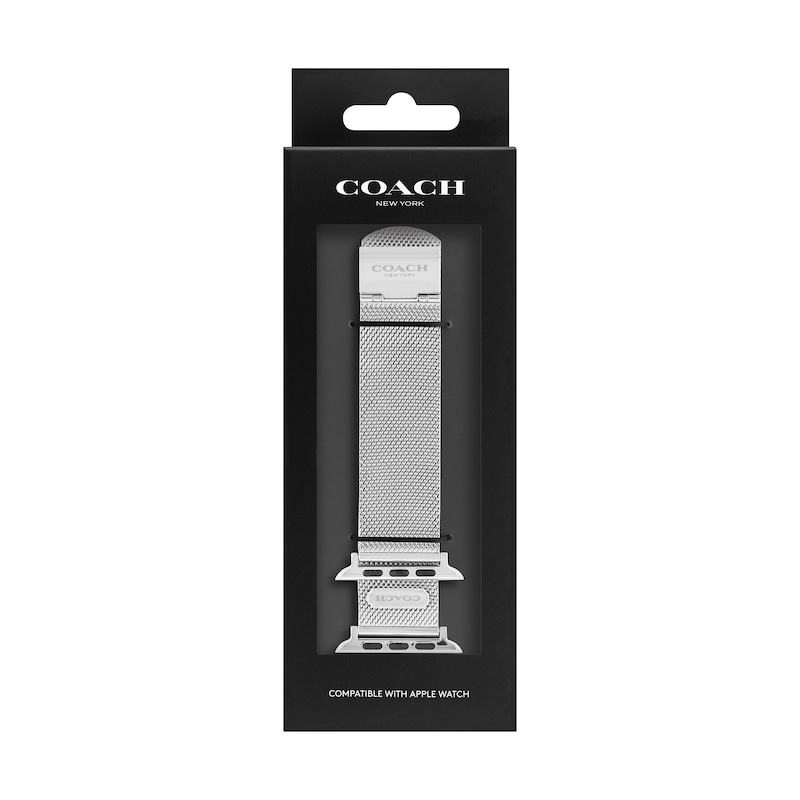 Main Image 4 of COACH Stainless Steel Mesh Women's Apple Watch Strap 14700063