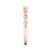 Thumbnail Image 3 of Now + Forever Lab-Grown Diamonds Anniversary Band 1/15 ct tw 10K Rose Gold