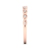 Thumbnail Image 2 of Lab-Created DIamonds by KAY Anniversary Band 1/15 ct tw 10K Rose Gold