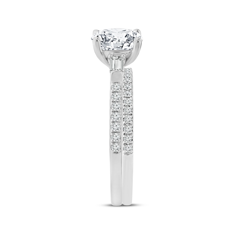 Main Image 2 of Lab-Grown Diamonds Bridal Set 1-7/8 ct tw 14K White Gold