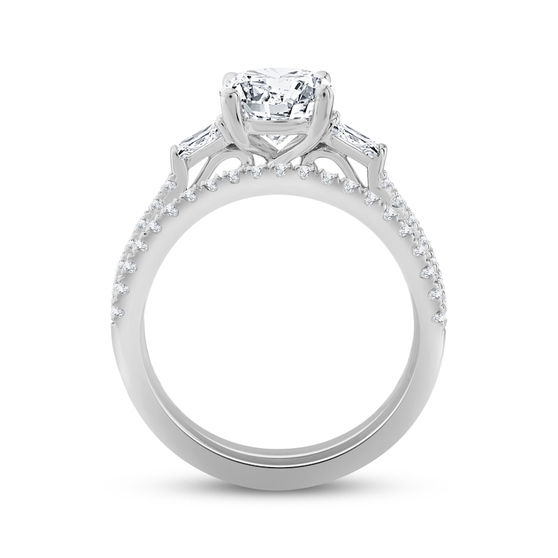Main Image 3 of Lab-Grown Diamonds Bridal Set 1-7/8 ct tw 14K White Gold