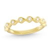 Thumbnail Image 0 of Every Moment Diamond Infinity Band 1/4 ct tw 14K Yellow Gold