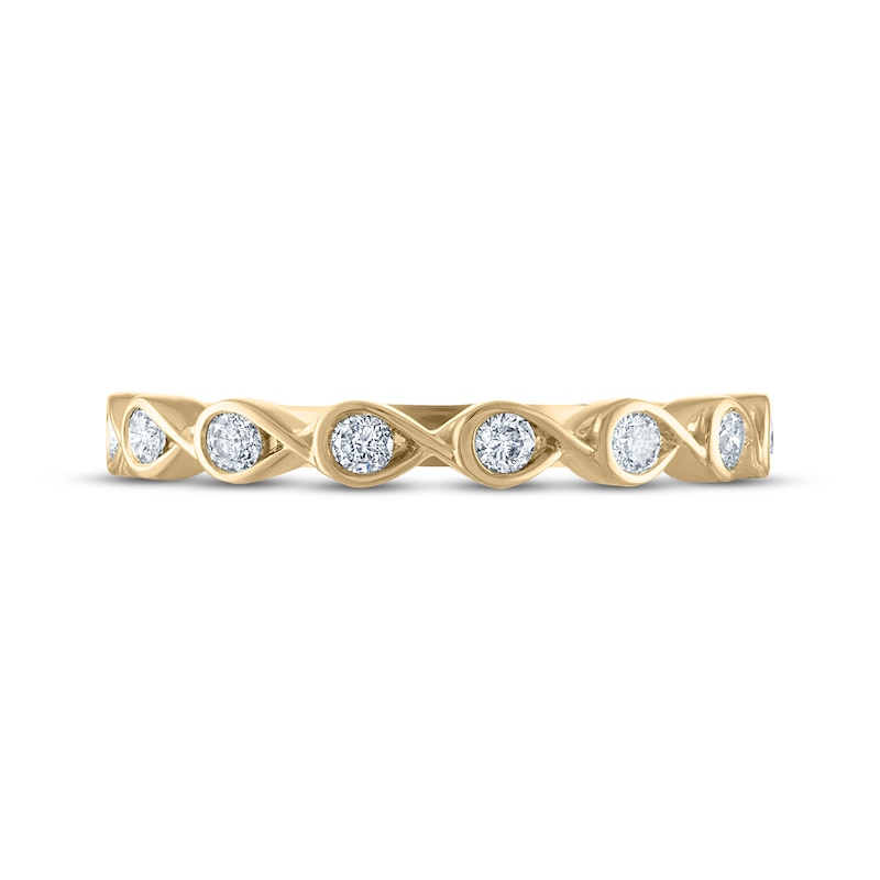 Every Moment Round-cut Diamond Ring 1/4 ct tw 14K Yellow Gold