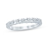 Thumbnail Image 1 of Monique Lhuillier Bliss Baguette & Round-Cut Diamond Wedding Band 1/3 ct tw 18K White Gold