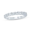 Thumbnail Image 0 of Monique Lhuillier Bliss Baguette & Round-Cut Diamond Wedding Band 1/3 ct tw 18K White Gold