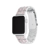 Thumbnail Image 0 of COACH Blush Ombré Crystals Stainless Steel Women's Apple Watch Strap 14700148