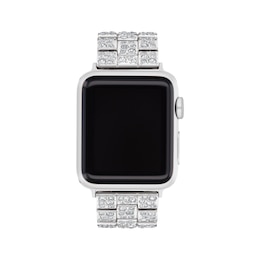 COACH Ombré Pavé Crystals Stainless Steel Women's Apple Watch Strap 14700149