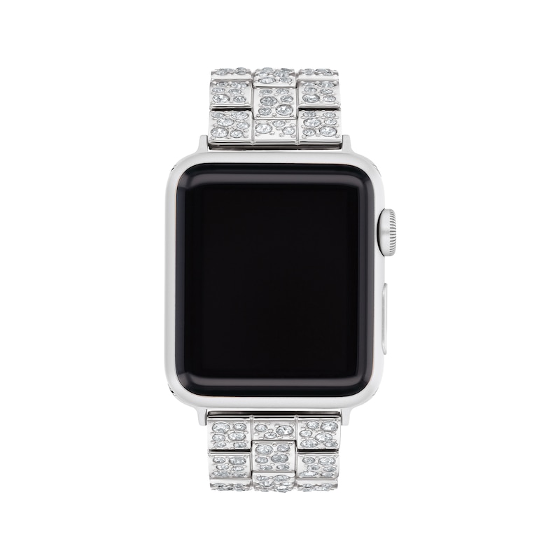 Main Image 1 of COACH Ombré Pavé Crystals Stainless Steel Women's Apple Watch Strap 14700149