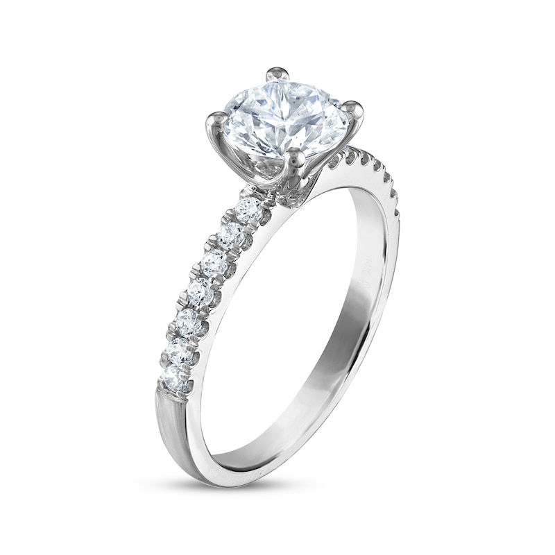 Main Image 2 of Now + Forever Certified Round-Cut Diamond Engagement Ring 1-3/4 ct tw 14K White Gold