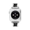 Thumbnail Image 3 of COACH Stainless Steel Link & Black Leather Apple Watch Strap 14700187