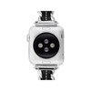 Thumbnail Image 2 of COACH Stainless Steel Link & Black Leather Apple Watch Strap 14700187