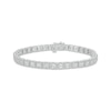 Thumbnail Image 0 of Diamond Square Link Tennis Bracelet 1/5 ct tw Sterling Silver 7.25"