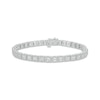 Thumbnail Image 1 of Diamond Square Link Tennis Bracelet 1/5 ct tw Sterling Silver 7.25&quot;