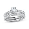 Thumbnail Image 1 of Now + Forever Round-Cut Diamond Bridal Set 7/8 ct tw 14K White Gold
