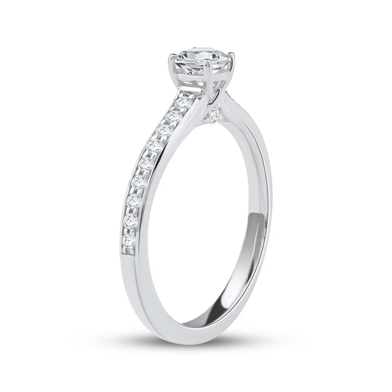 Main Image 5 of Now + Forever Round-Cut Diamond Engagement Ring 3/4 ct tw 14K White Gold