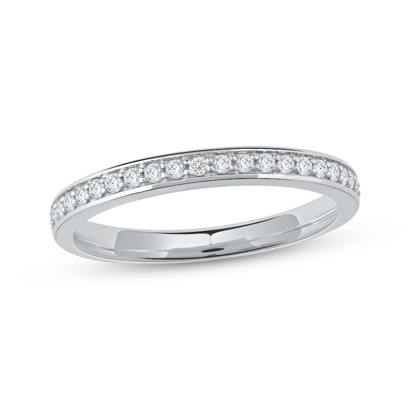 Main Image 7 of Now + Forever Diamond Wedding Band 1/4 ct tw 14K White Gold