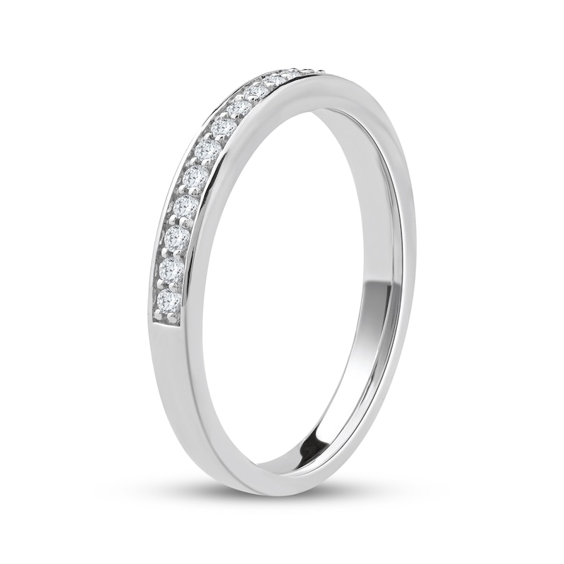 Main Image 8 of Now + Forever Diamond Wedding Band 1/4 ct tw 14K White Gold