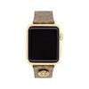 Thumbnail Image 1 of COACH Tan Leather Women's Apple Watch Strap 14700235