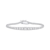 Thumbnail Image 1 of KAY Lab-Grown Diamonds Graduated Line Bracelet 4 ct tw 14K White Gold 7.25&quot;
