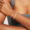 Thumbnail Image 5 of KAY Lab-Grown Diamonds Graduated Line Bracelet 4 ct tw 14K White Gold 7.25&quot;
