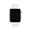 Thumbnail Image 1 of COACH Logo White Silicone Women's Apple Watch Strap 14700210