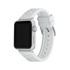 Thumbnail Image 1 of COACH Logo White Silicone Women's Apple Watch Strap 14700210