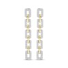 Thumbnail Image 2 of Linked Always Diamond Chain Link Drop Earrings 1/2ct tw 10K Yellow Gold