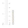 Thumbnail Image 4 of Linked Always Diamond Chain Link Drop Earrings 1/2ct tw 10K Yellow Gold