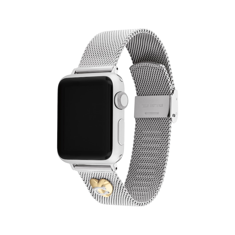 Main Image 2 of COACH Stainless Steel Mesh Women's Apple Watch Strap 14700239