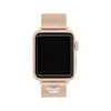 Thumbnail Image 0 of COACH Rose Gold-Tone Stainless Steel Mesh Women's Apple Watch Strap 14700240
