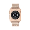 Thumbnail Image 2 of COACH Rose Gold-Tone Stainless Steel Mesh Women's Apple Watch Strap 14700240