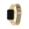 Thumbnail Image 2 of COACH Gold-Tone Stainless Steel Mesh Women's Apple Watch Strap 14700255