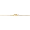 Thumbnail Image 4 of Pear-Cut Natural Peridot & Diamond Butterfly Necklace 1/5 ct tw 10K Yellow Gold 18&quot;